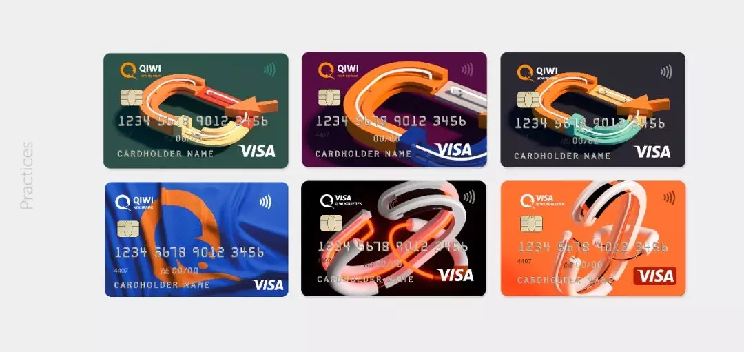 俄罗斯QIWI品牌VISA信用卡设计欣赏12.webp.jpg