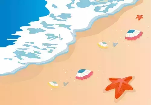coreldraw x3教程，CDR迷人海滩插画设计制作实战