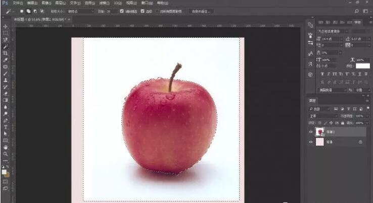 Photoshop新手教程，鸡蛋和苹果的创意合成特效3~.jpg